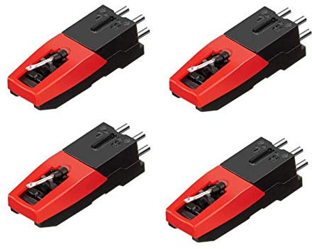 Bakemoro 4 Stück Platten Spieler Stylus Nadeln Platten Spieler für Lp Phonograph Platten Spieler