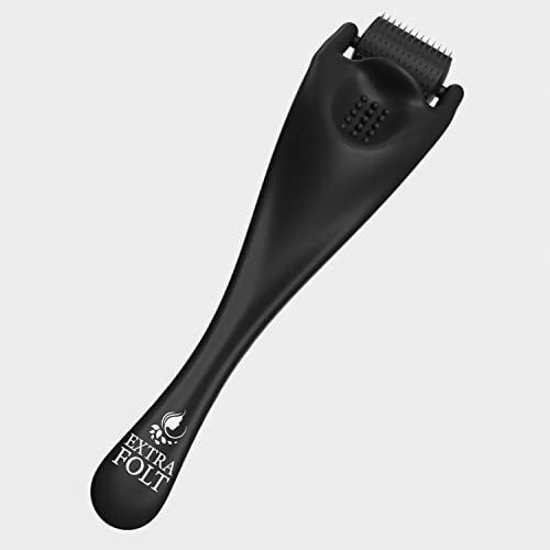Dermaroller Capelli Uomo Donna 0,5mm - Derma roller ricrescita capelli, crescita capelli veloce, trattamento anticaduta capelli - Rullo stimolatore microneedling prodotti crescita capelli e barba uomo