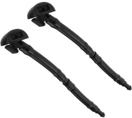 SG Store 2 Pièces Buses de Lave-Glace avec Tuyau Compatible avec Peugeot 407 OE 6438Z1 6438.Z1 27,1x21,2mm Longueur du Tube 12cm Jet de Lave-Glace