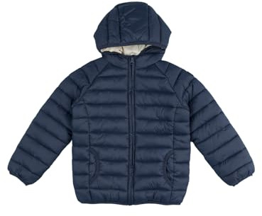 Prénatal Bambini e ragazzi Giubbino Antivento con Cappuccio e Zip, Ideale per l'Autunno, Realizzato in Materiale Riciclato FW25