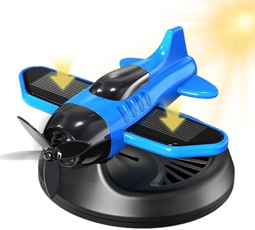 Diffusore Aroma Auto - Profumatore Da Cruscotto Solare A Forma Di Aereo | Prolungata Per Interni Auto Camion Furgone