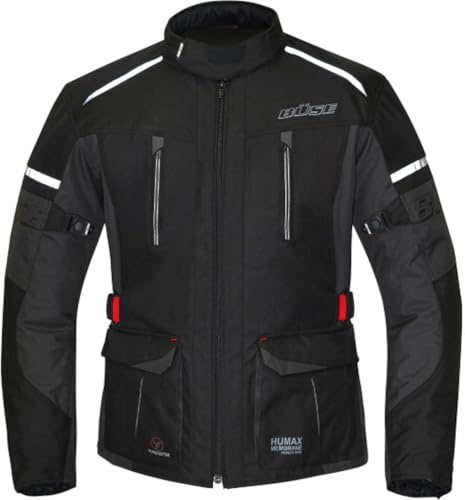 Büse Rider wasserdichte Kinder Motorrad Textiljacke, schwarz/anthrazit, 176