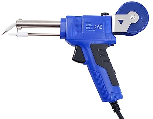 MKC | Saldatore a Pistola con Avanzamento Automatico Stagno WS-551N, 220 V, Strumento Affidabile per Saldature Precise a Doppia Potenza 30-60 W, Colore Blu