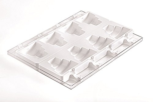 silikomart - Molde de silicona para tarta de boda sobre férula de helados, semifríos, San Valentín Gel 09 para boda