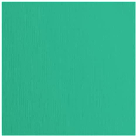 Vaessen Creative Florence Cardstock Papier, Grün, 216 Gramm/m², Quadratisch, 30,5 x 30,5 cm, 20 Stück, Textur, für Scrapbooking, Kartenherstellung, Stanzen und andere Papierbasteleien