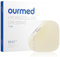 Ourmed Apósitos hidrocoloides grandes 10 x 10 cm, 0,3 mm de grosor, apósito impermeable para heridas con superficie adhesiva para heridas con exudado ligero, ampollas, acné, 10 unidades