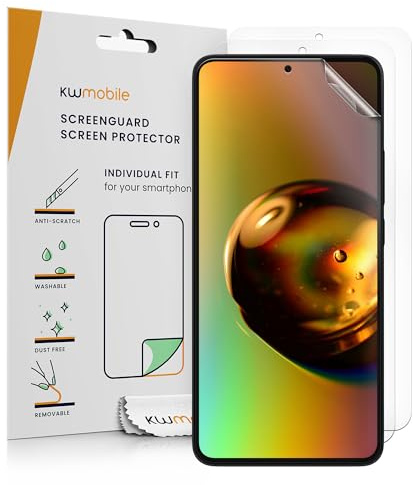 kwmobile 3x Displayschutzfolie kompatibel mit Xiaomi 13T / 13T Pro Folie - klare Schutzfolien Set in transparent