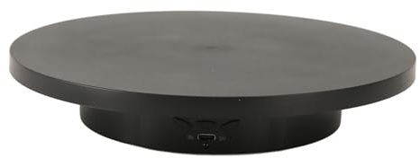 Motorisierter Rotierender Präsentationsständer 360 Grad Elektrischer Drehteller für Produktpräsentation | Einstellbare Geschwindigkeit und Fernbedienung | 22,0 Pfund Kapazität