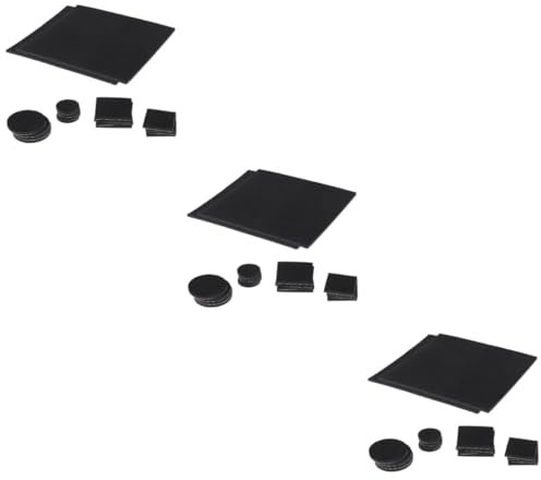 BESTonZON 390 STK Möbelfüße aus Filz Stuhlauflagen aus Filz Möbelauflagen Tisch-Antirutsch-Aufkleber Rutschfester Stuhlaufkleber Tische und Stühle rutschfeste Aufkleber Bodenmatte gefühlt