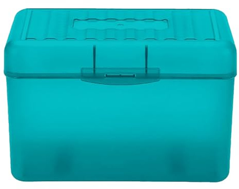 Karteikartenhalter, 1 Packung, 7,6 x 12,7 cm, für 250 Karten, Karteikartenbox, Notizkarten-Organizer mit Klappdeckel zum Befüllen von Karteikarten, Notizkarten usw. Auch in 6 Farben (D, 14.5X9X8.5cm)