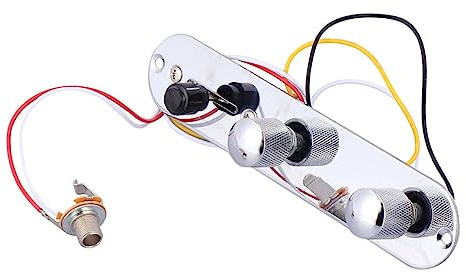 Vaguelly Guitar Control Plate Set Compatible Metal Control Plate for Guitar Replacement