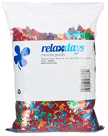 2 x XXL Konfetti Säcke, Riesen Metallic Konfetti, kunterbuntes Glitzer Konfetti, Geburtstag, Fasching, Festival, bunt | kunterbuntes Glitzer Konfetti, Geburtstag, Fasching, Festival