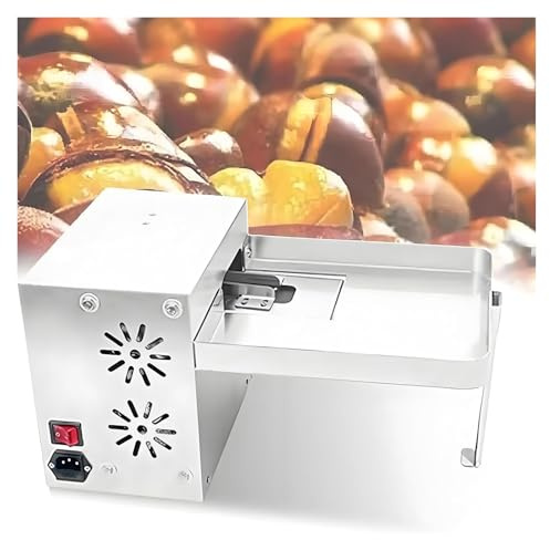 Star Corundum 120W Macchina da Incisione Semi-Automatica per Castagno, Macchina da Incisione Commerciale per Castagno, capacità: 32-35kg/h, profondità di Taglio Regolabile per i panifici