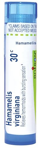 Boiron Hamamelis Virginiana 30C Homeopathic Medicine for Hemorrhoids - 80 Pellets