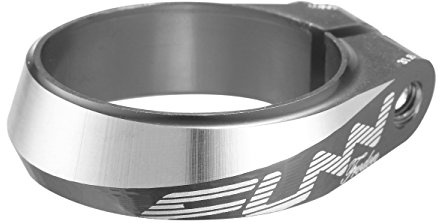 Funn Frodon Sattelklemme Bolt-On, Innendurchmesser 31.8mm (Grau) | CNC-gefräst aus 6061, 13g, für MTB, BMX und Rennrad