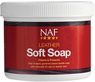NAF Leather Soft Soap 450g Glycerine Leather Cleaner & Conditioner | Leather Cleaner