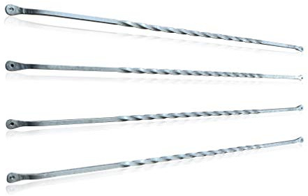 Fenstergitter Typ Pisa Einbruchschutz 1200mm Fenstersicherung inkl. Sicherheitsschrauben Fensterstange (4 Stück)