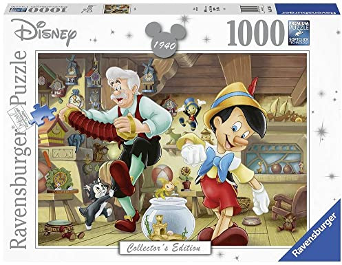 Ravensburger Puzzle 16736 Pinocchio 1000 Teile Disney Puzzle für Erwachsene und Kinder ab 14 Jahren, 27 x 20 inches (70 x 50 cm) When Complete.