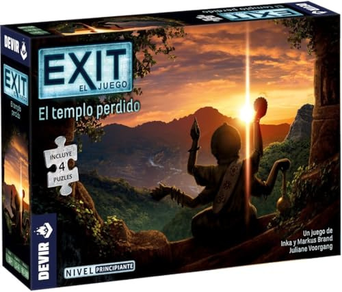 Devir Exit Puzzle Der verlorene Tempel, Mehrfarbig (BGEXITPZ1)