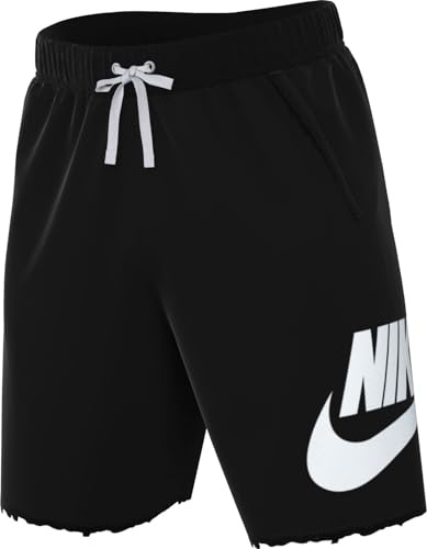 Nike DX0502-010 M NK Club Alumni HBR FT Short Pants Herren Black/White/White Größe L