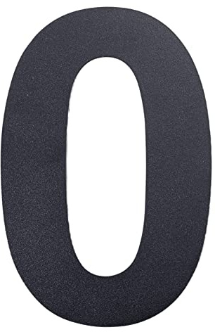 nanlyiau Numeri civici RAL 7016 6in/15.3cm Numero Numero di acciaio Numero civico esterno di acciaio in Solido Acciaio Inossidabile 304,Aspetto Fluttuante (7016 6in0) | altezza 15,3 cm, per porte e cassette postali, in acciaio inox, resistente alla corrosione, numero