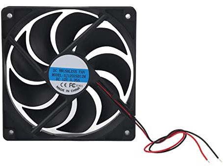 Ventilateur de Refroidissement de Ventilation RV, Ventilateur D'aération 12 V 24 V Ventilateur D'échappement de Refroidissement Avant Rotation Inverse pour Camping-cars Yacht (12V)