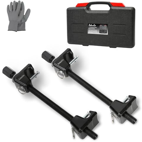 ReluxGo Macpherson Strut Spring Compressor Tool, 2PCS Heavy-Duty Coil Spring Compressor Automotive with Locking Pins 13/16 Socket 1/2 Drive to Compress The Coil Spring