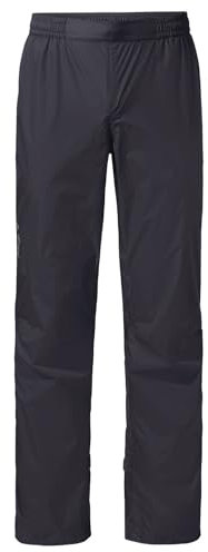 VAUDE Damen Women's Drop Pants Ii Regenhose, Black/Black, 42 EU