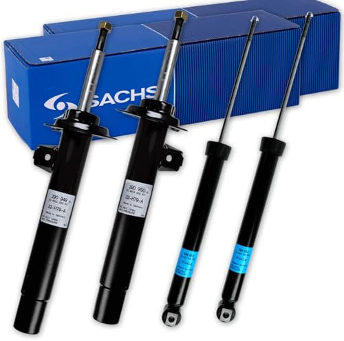 4x SACHS Gasdruck Stoßdämpfer vorne + hinten passend für 3er E46