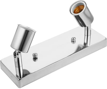 ANDRESLAD Deckenlampe Lampenfassung Metallbasis Mit Schraubensockel Für Und Deckenmontage Wohnräumen Restaurants Und Bars Langlebig Und Installieren