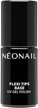 NÉONAIL UV Nagellack - Base Coat Gel UV - Clear Flexi Tips Base 7,2 ml - NÉONAIL Unterlack Für Nagelspitzen - Lack - Gel Nägel - Modeling Base