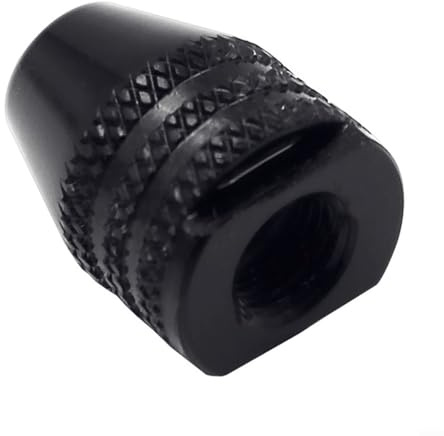 Mini portabrocas sin llave 0 3 3 4 mm para herramientas giratorias M7 M8x0 75 cambio rápido y fácil de brocas (corto M7)