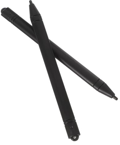 FUNNETOYU 2pièces Stylo Numérique pour Tablette LCD Stylet Précis pour Dessin Et Écriture Compatible Écrans Tactiles Capacitif pour Création Artistique Et Édition Graphique Noir