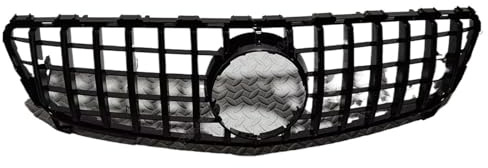 Kühlergrill Frontgrill-Abdeckung Im GT-Stil Für Benz W176 A160 A180 A200 A220 A250 A45 (Für AMG Facelift 2016–2018), Glänzend Schwarz Sport Kühlergrill(Gloss Black)