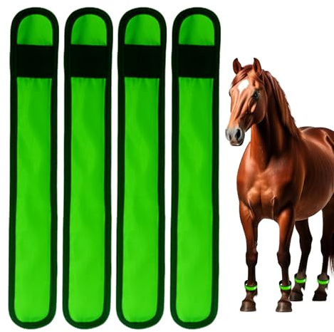 LED-hästbenbandage 4 st hästskydd för hästsport