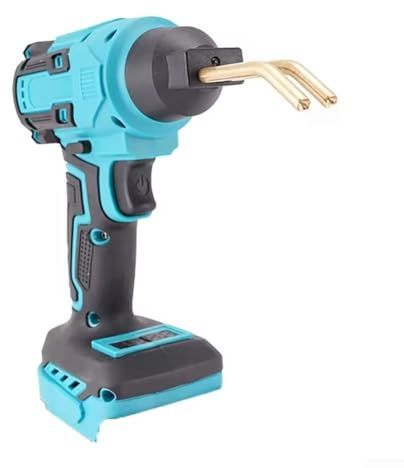 Saldatrice elettrica senza fili per plastica, 20 W 21 V, saldatrice a caldo con luce LED e borchie multiple per riparazione pannelli auto, paraurti e batterie al litio