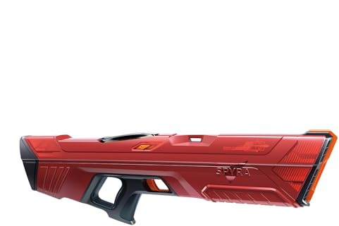 SpyraFour – Premium Wasserblaster für maximale Leistung, mehr Reichweite, mehr Tank, mehr Power, Adaptive Blast Modes (Rot)