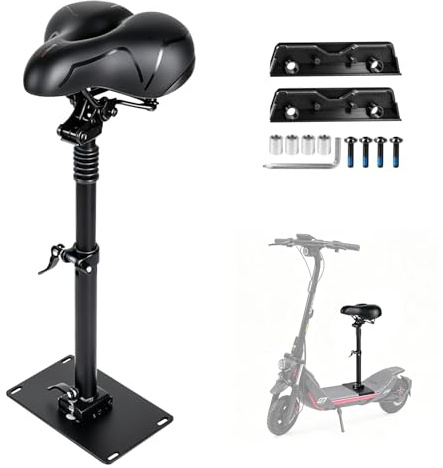 MIGUBIGU 1 PCS Siege Trotinette Electrique, Selle Trottinette Électrique Réglable, Accessoire Scooter pour Scooter Electrique Adulte, Pliable