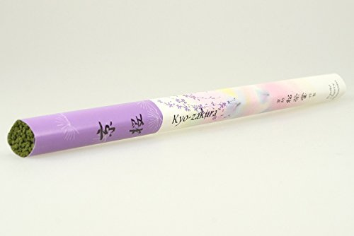 Shoyeido Kyo-Zakura Kyoto Cherry Blossom Japanische Räucherstäbchen 35 Sticks, 60 Minuten Pro Stick
