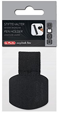 herlitz Stiftehalter my.book flex zum Kleben, schwarz, 1 Stück