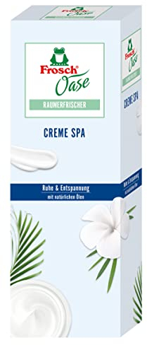 Frosch Oase Raumerfrischer Creme Spa, Raumduft mit verwöhnender Spa-Note, Design-Flakon, 1er Pack (1 x 90 ml)
