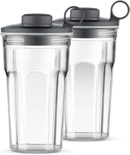 Sage - The Boss To Go Cup Set - 2 x 500ml Isolierte, Kondensationsfreie Becher - Kompatibel mit dem Boss To Go Mixer