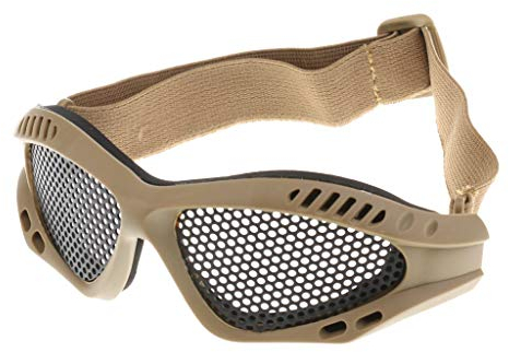 Inzopo Gafas de seguridad con malla de alambre antiempañamiento