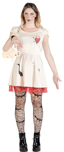 Halloween Dolly Dress Costume Disguise Girl Woman Adult (One size)