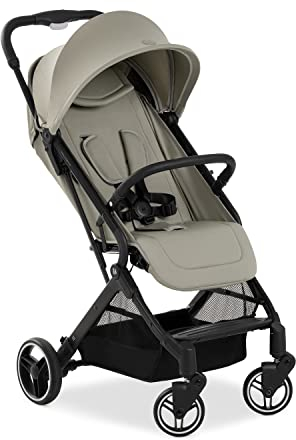 hauck Travel N Care Plus, Velvet Olive - Reisebuggy für Kinder ab Geburt bis 22 kg mit Liegefunktion & Kopfposter - Leicht (7,2 kg) & Einhändig Faltbar - Selbststehend - UPF 50+ & Netzfenster
