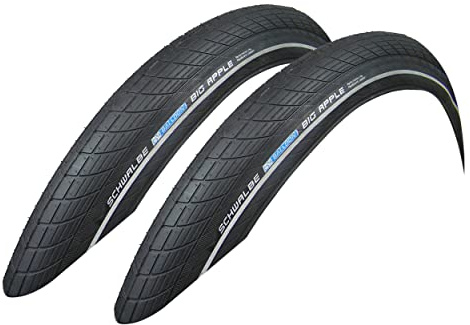 2X Schwalbe Big Apple 50-622 Drahtreifen RaceGuard 28x2.00 Fahrradreifen Mantel