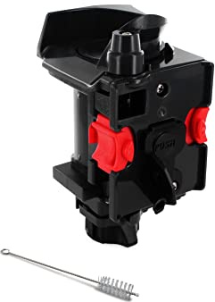 DEKAROX Brüheinheit mit Reinigungsbürste für Delonghi 7313251441 für Kaffeemaschine Kaffeevollautomat wie EABI EAM ECA ESAM PrimaDonna Magnifica Perfecta