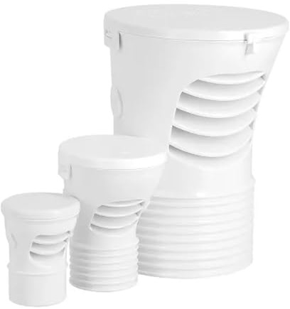 Clapet aérateur équilibreur de pression Nicoll CEP4050 D40/50mm 11L/s en pvc blanc