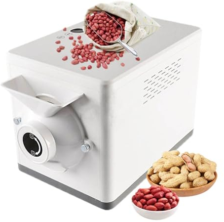 QJJML Electric Coffee Roaster Machine Commercial Coffee Roaster, 1600W Coffee Bean Roaster, Coffee Roasters for Home Use, Multifunctional Nut Peanut Roaster