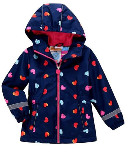 Kinder Mädchen Wasserdicht Jacke Übergangsjacke Fleecefütterung Wanderjacke Softshelljacke Reitjacke Mädchen Herbstjacke Mädchen Übergangsjacke Mädchen